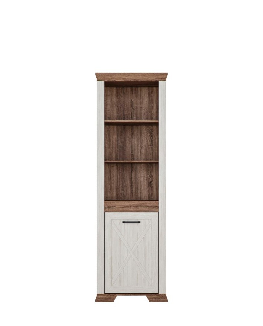 Шкаф MARSELLE REG1D L/P Ясень снежный/Дуб сонома темный купить