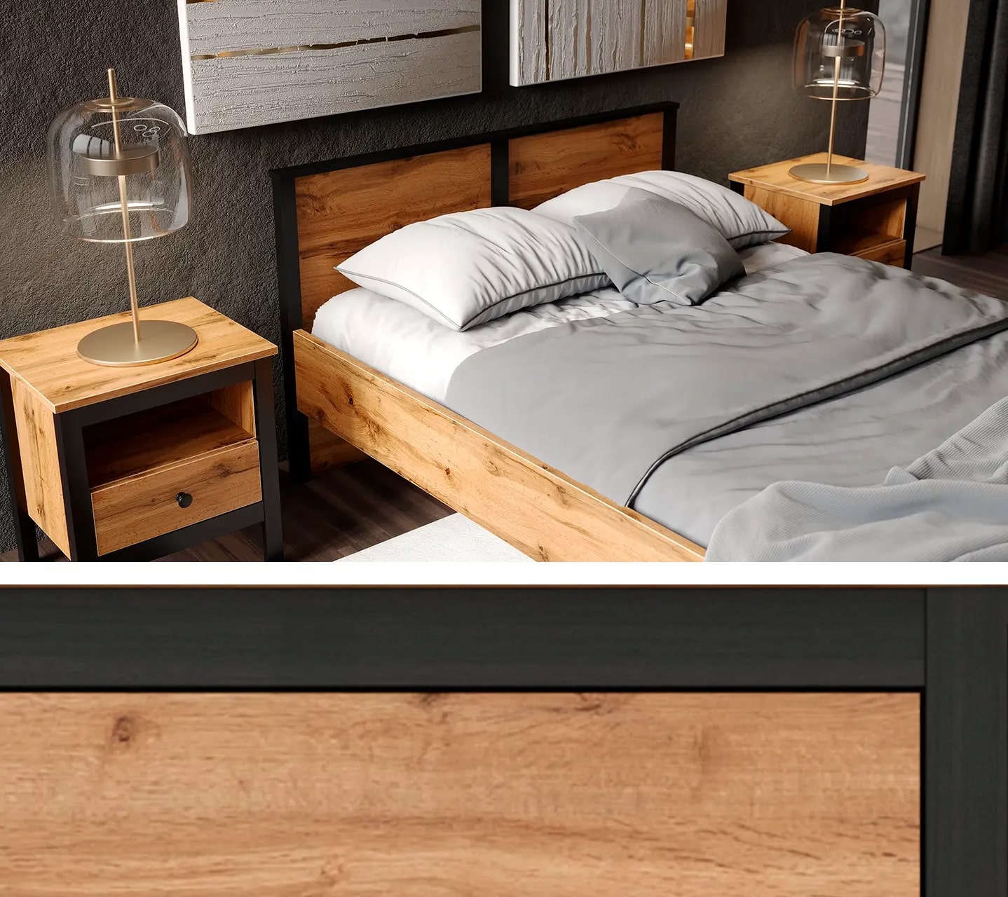 Кровать Loft 120X200 купить